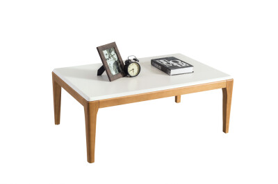 LİON ORTA SEHPA CEVİZ/EKRU - AKSU HOME