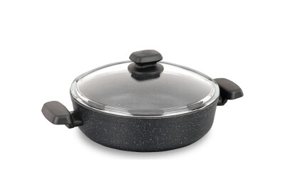 KORKMAZ A1345 ORNELLA KISA TENCERE 28X7,5 - KORKMAZ