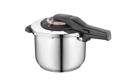 KORKMAZ A167-01 VİTA PLUS DÜDÜKLÜ TENCERE ROSAGOLD 6,0 LT - KORKMAZ