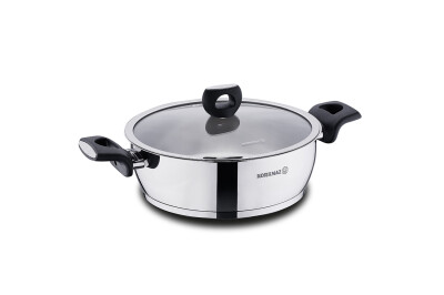 KORKMAZ A2994 NORA KISA TENCERE 24X8 - KORKMAZ