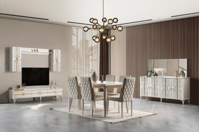 Kristal Yemek Odası Takımı - 