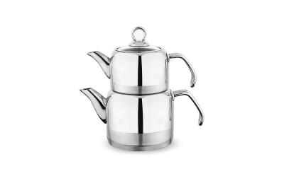 SCHAFER ADA METAL ÇAYDANLIK TKM.(KÜÇÜK)-4 PRÇ-INOX - SCHAFER