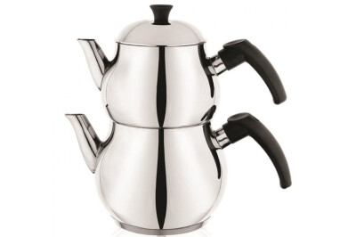 SCHAFER BASE ÇELİK ÇAYDANLIK TAKIMI -4 PRÇ.-İNOX - SCHAFER