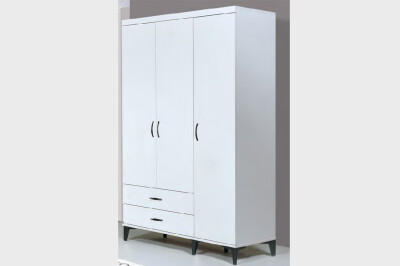 DAMLA 3 KAPILI DOLAP (BEYAZ ) - AKSU HOME