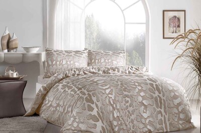 TAÇ 3464 Edgar Kahve Nevresim Takımı Çift Kişilik - TAÇ