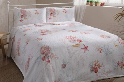 TAÇ 5059 PKB Coral Pike Takımı Kırmızı Tek Kişilik - TAÇ